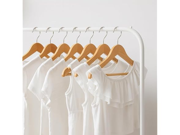 Natural Color Wooden Kids Hangers 20 Pack