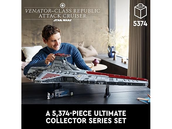 LEGO Star Wars Venator-Class Republic Attack Cruiser, 5,374-pcs