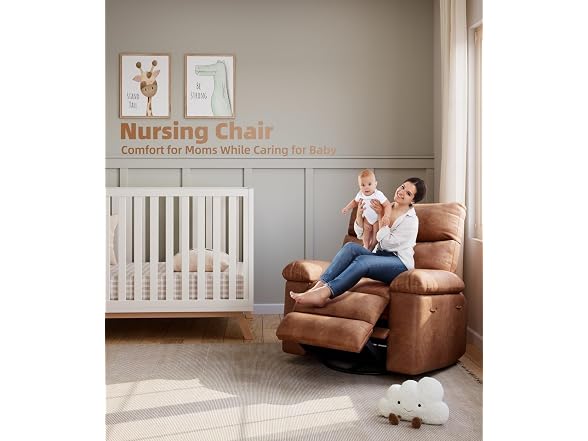 GarveeHome Recliner Heat Massage Coffee