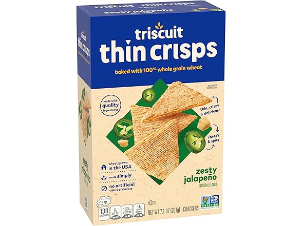 Triscuit Jalapeño Crisps 7.1oz