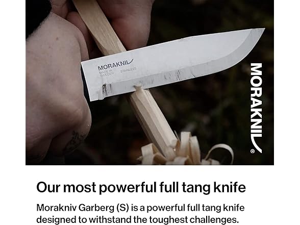 Morakniv Garberg  Knife - Leather Sheath