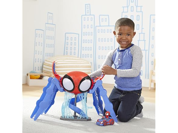Marvel Spidey and His Amazing Friends Web-Quarters Playset