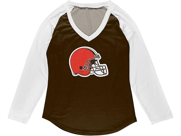 BROWNS Womens Logo Raglan Tee