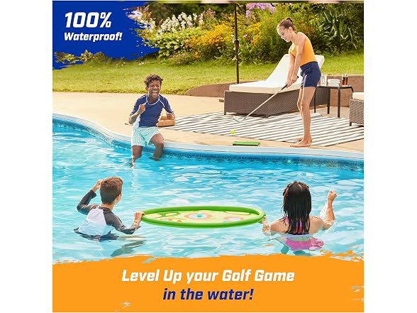 SwimWays Hydro Golf Inflatable Putting Set Pool Toys 