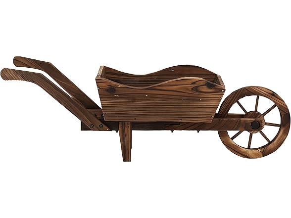 Sunnydaze Decor DSL-674 Wheelbarrow Garden Planter