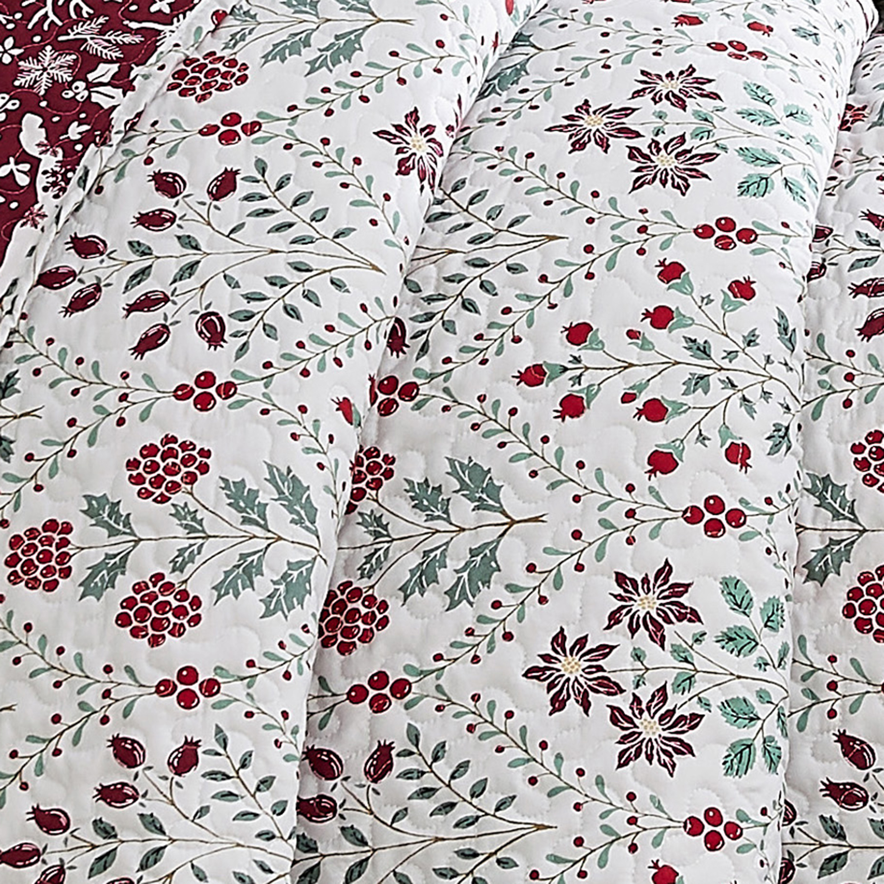 Oversized 7Pc Christmas Quilt Set - Gallery 12