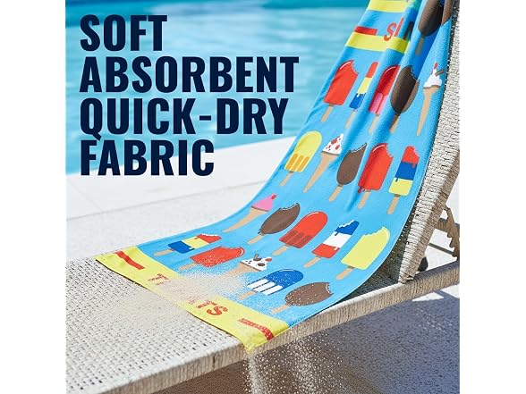 Fun Express Sweet Treats Beach Towels - 3 Pieces
