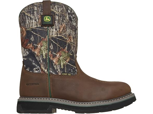 Skechers Men's John Deere Rowood Mossy Oak Shaft Boots