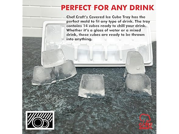 Chef Craft Chef Craft Ice Cube Tray with Lid