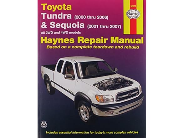 Haynes Toyota Tundra, 00-'06 & Sequoia