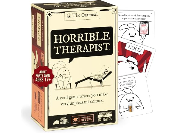 Horrible Therapist: Extra Horrible Edition by Exploding Kittens  Card Game