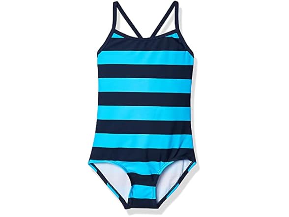 Layla Navy/Aqua Stripe