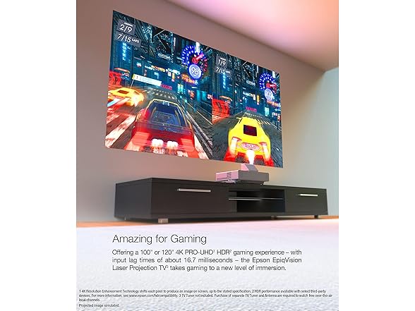 Epson EpiqVision Ultra LS500 Laser Ultra Short Throw Projector