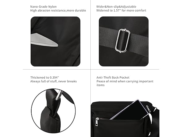 HORAVA Messenger Bag for Women