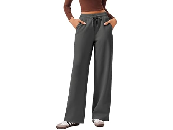Women’s Fleece Wide Leg Sweatpants