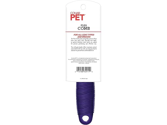 CONAIRPRO Pet Comb for Flea Removal