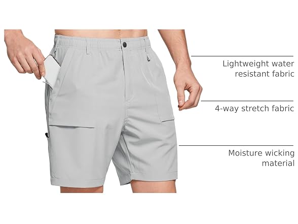 Baleaf Men (L) Hiking Shorts