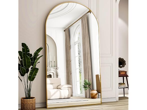 77" x 38" Arched Full Length Mirror