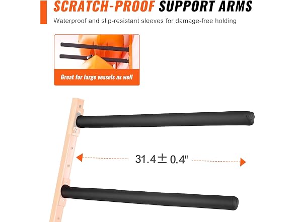 VEVOR Wall Kayak Storage Rack