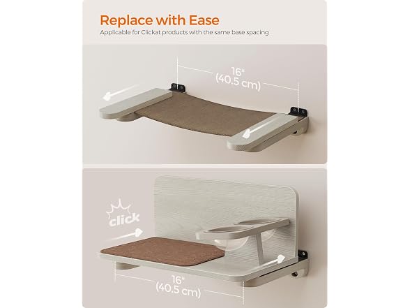 Feandrea Cat Wall Furniture, 1 Piece
