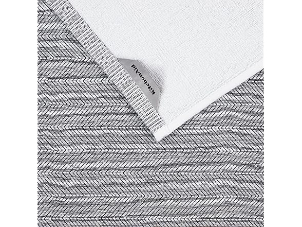 KitchenAid Chambray Stripe Kitchen Towels 8-Pack