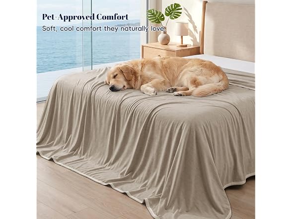 PHF Taupe Cooling Blanket King 108"x90"