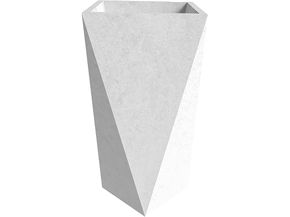 LeisureMod AP24W Aloe Planter White, 24"