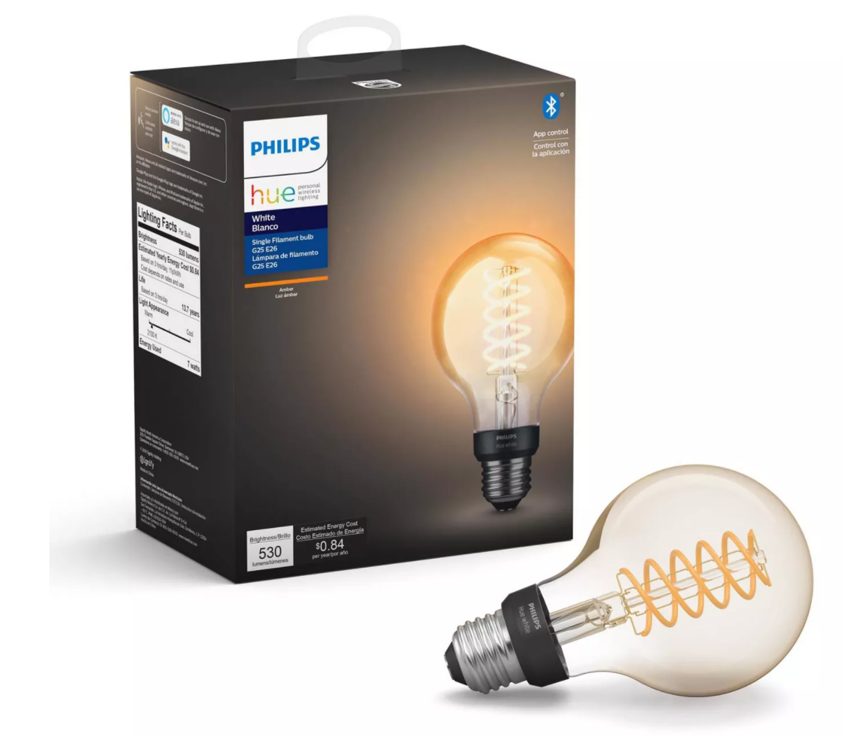 Philips Hue White Filament Globe G25 - Gallery 10