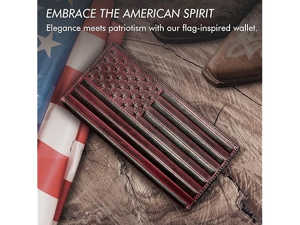 Pefiam Leather Long Wallet for Men