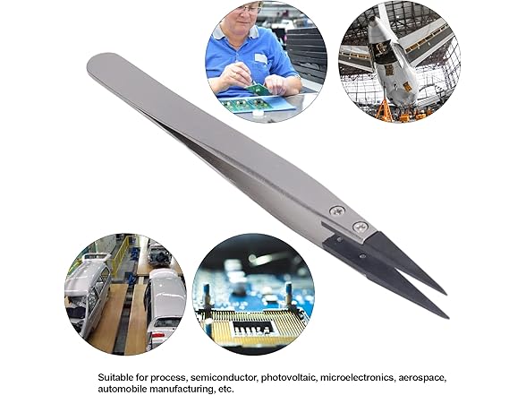 Chazcool AAP-Tool-352 (2 Pack) Plastic Tweezers