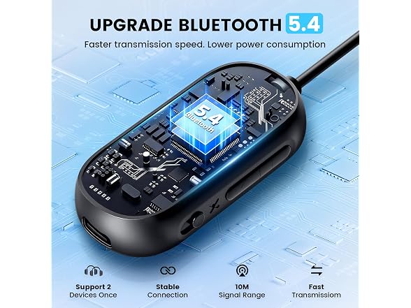 Tolvalue Dual Link Airplane Bluetooth 5.4