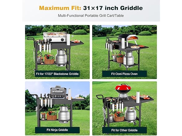 Raynesys Outdoor Griddle Table