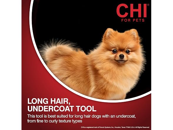 CHI for Dogs Dematting and Deshedding Rake