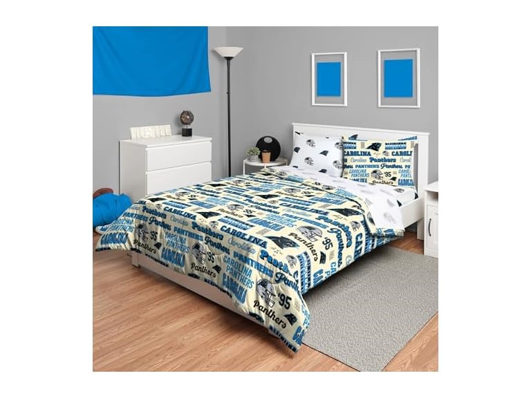 PANTHERS Retro Full Bed Set