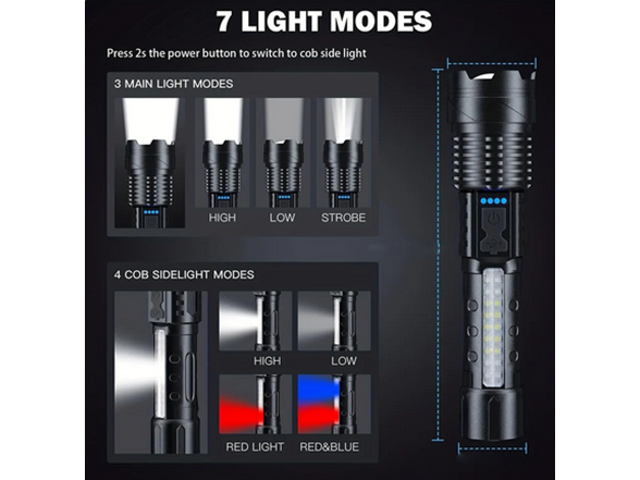 axl Senter LED Tactical Flashlight