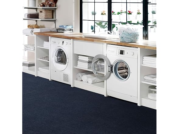Mohawk Peel & Stick Carpet Tiles Navy