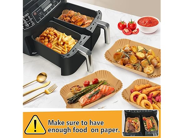 Disposable Air Fryer Liners, 125PCS