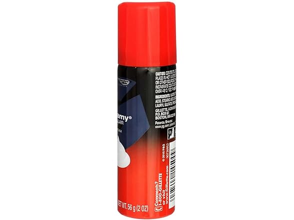 Gillette Foamy Shave Cream, Regular, 2 Oz (56 G)