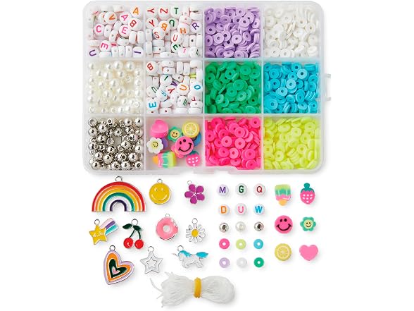 Claire's Girls DIY Bracelet Alphabet Kit
