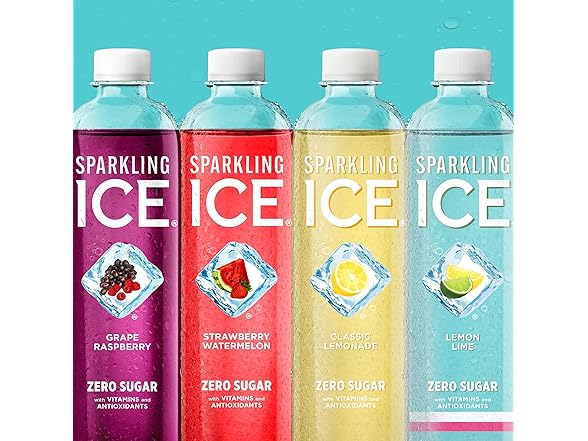 12PK Sparkling Ice Blue Variety Pack, Zero Sugar