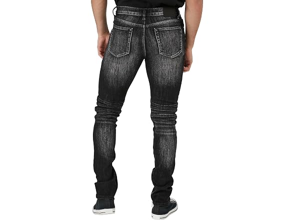 Forever 21 (32) Stretch-Denim Moto Skinny Jeans