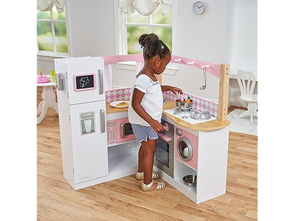KidKraft Grand Gourmet Corner Wooden Play Kitchen