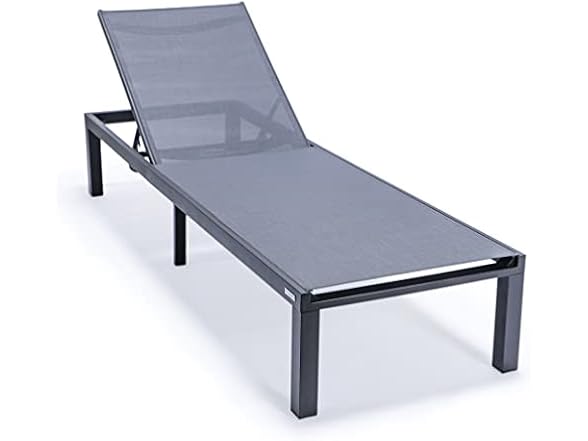 LeisureMod Marlin Chaise Lounge Chair - Gallery 26
