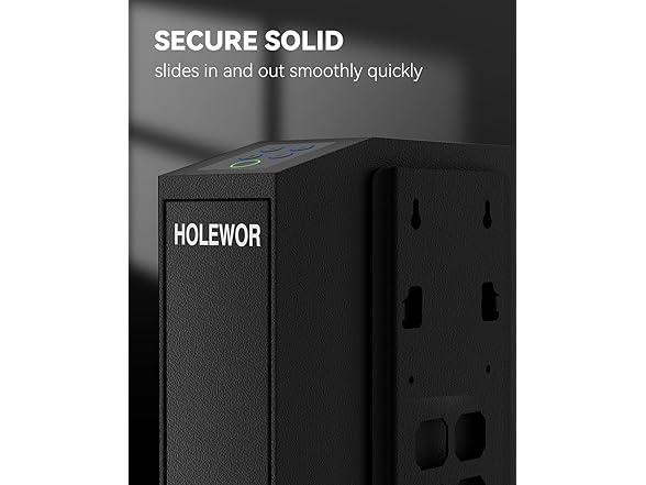 HOLEWOR Slider Bedside Pistol Safe