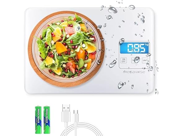 MegaWise Digital Kitchen Scale, 33lb