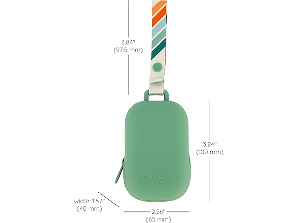 Infantino PaciPod Premium Silicone Pacifier Holder