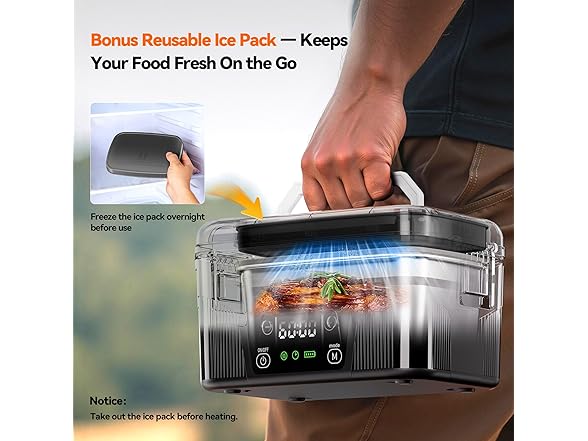DOLOPL Cordless Heated Lunch Box
