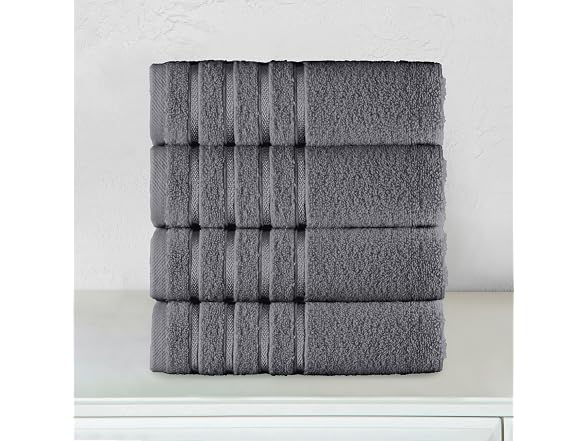 Elegant Comfort 100% Turkish Cotton 4 Lines 4Pk