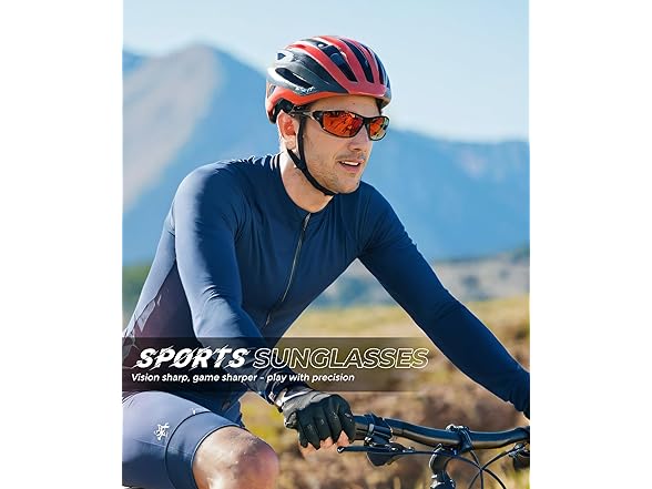 QALLY Polarized Mens Sunglasses -  3pk