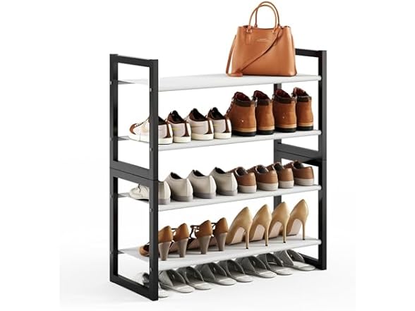 Orchidleaf 4-Tier Shoe Rack